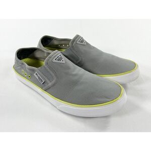 Columbia PFG Slack Tide Slip-On Crush Back Boat Shoes Men's 10 Gray Fishing Gear